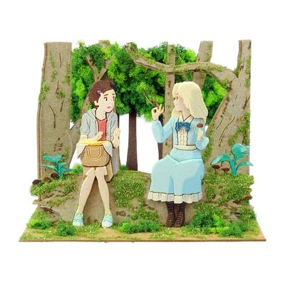Sankei Studio Ghibli Mini When Marnie Was Mushroom Forest Paper Craft There MP07-113