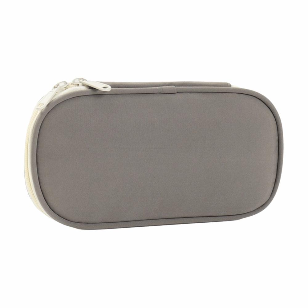 Zipper Jewelry Storage Bag Water-Resistant Necklaces Holder Case New Jewelry Organizer  Gift Large Grey