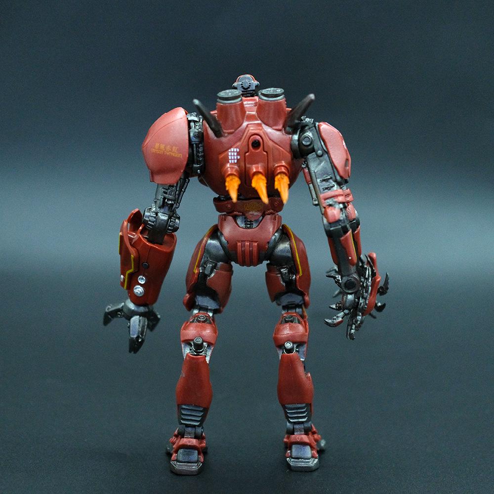Pacific Rim 2 Crimson Typhoon Glowing Mecha Dual Blades Sci-Fi Action Figure Set