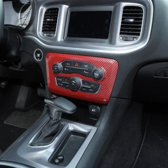 Central Air Conditioner Switch Panel Trim Cover Bezels for Dodge Charger 2015+