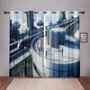Future City Technology ArchitectureBlackout Window Panel Curtain Children Living Room Room Bedroom Bathroom Kicthen Door Cupboard Home Hook