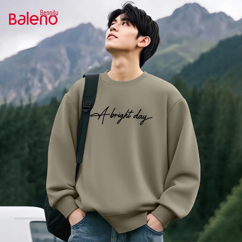 

Baleno Men s Winter 2025 O-Grain Fleece Crewneck Sweatshirt XL