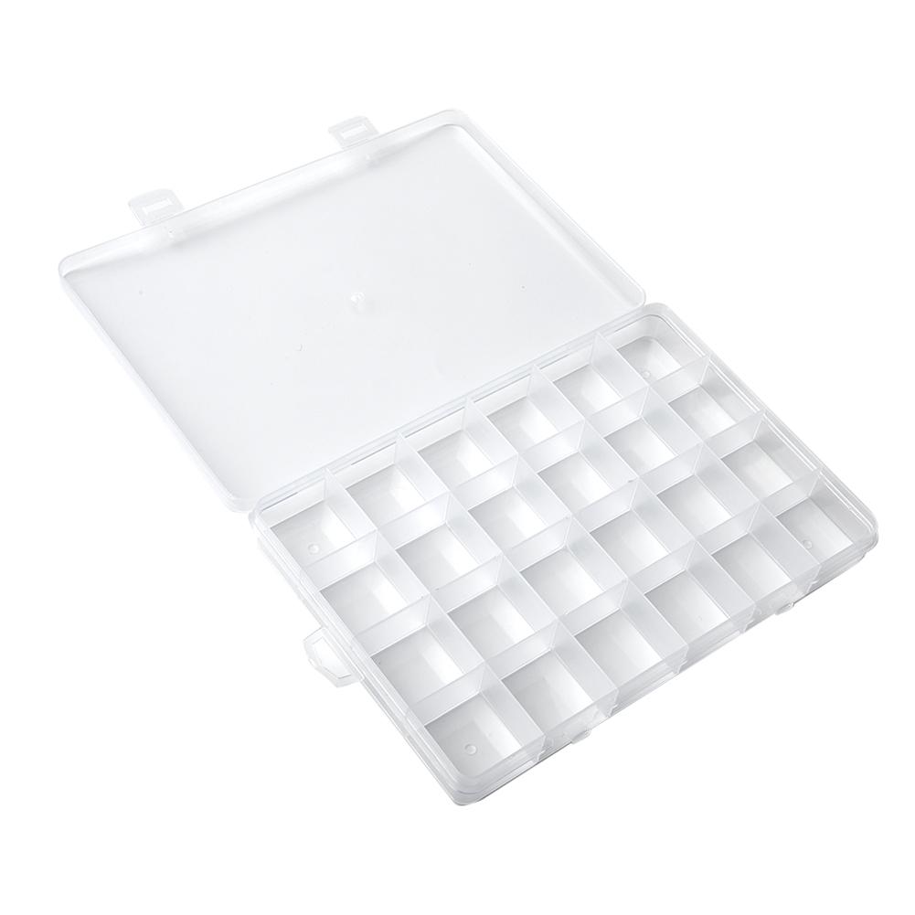 Kosmetik Aufbewahrungsbox Perlenhalter Behälter Transparent Multifunktional