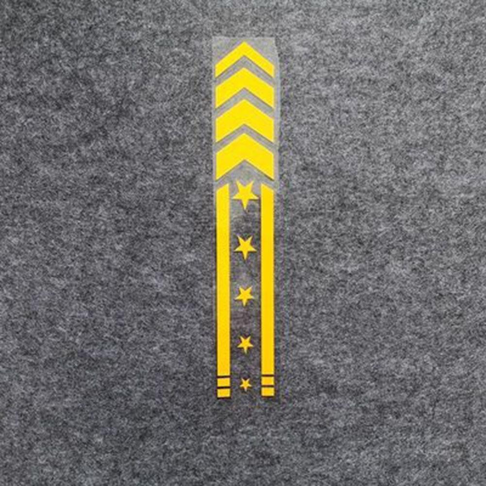Customizable Reflective Motorcycle Arrow Decals Stand Out from the Rest