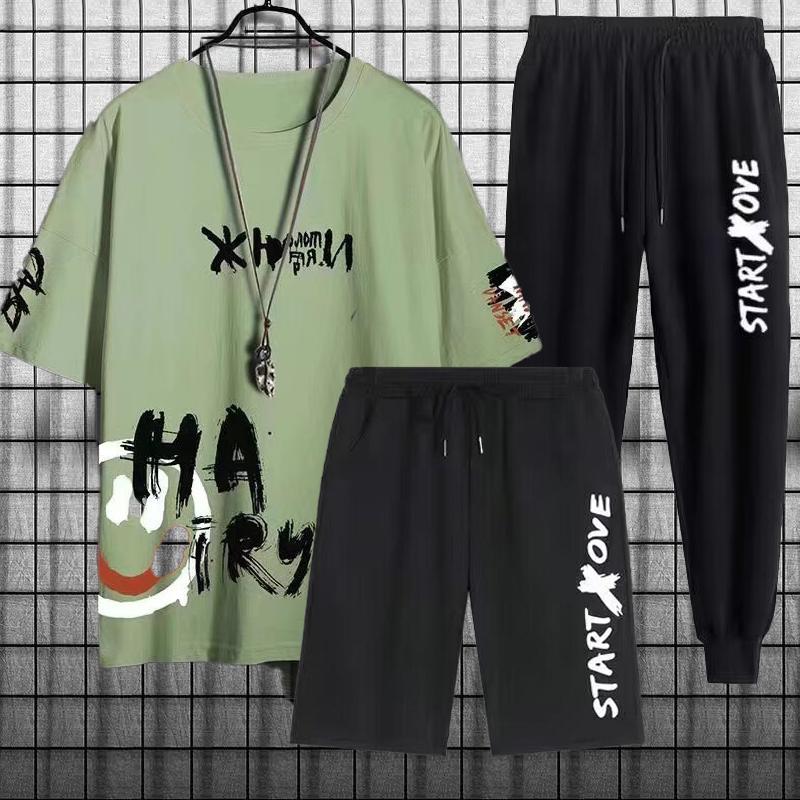 The latest three piece set for the summer of 2026, casual, fashionable, and sporty S