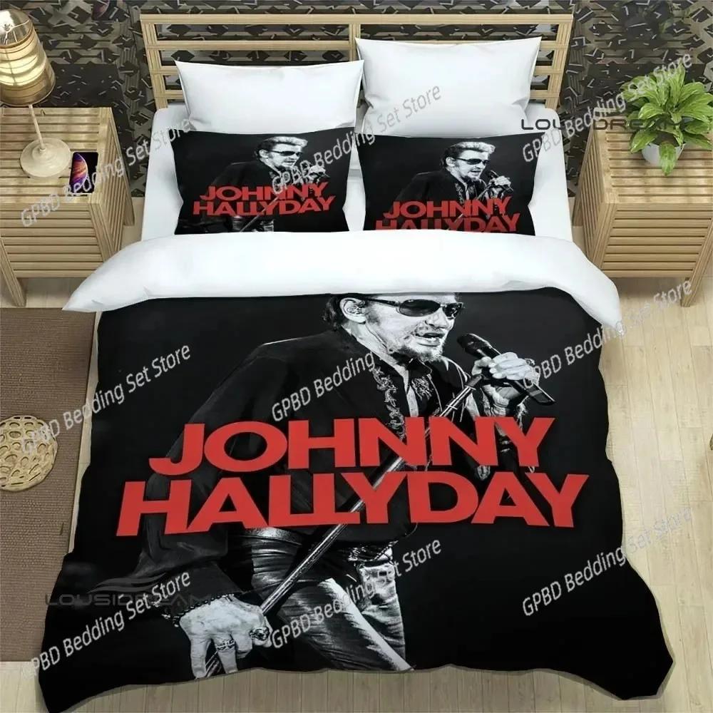 Rock Star Johnny Hallyday Bedding Set Bedroom Soft Modern Bedspreads Comefortable Kids Duvet Cover Quilt Cover And Pillowcase