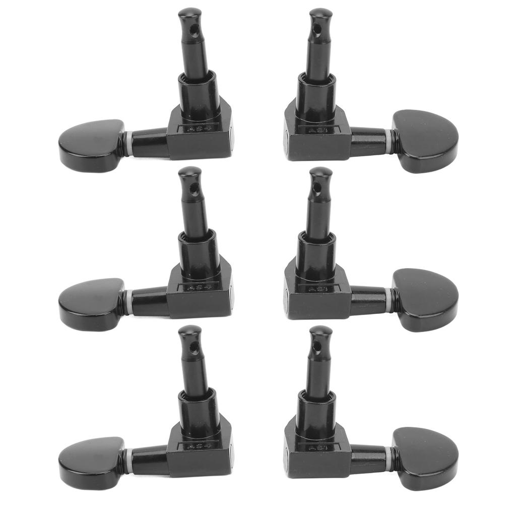 Guitar Machine Head Tuner Metal Semicircle Totally Sealed Guitar Tuning Pegs for Replacement 3L3R