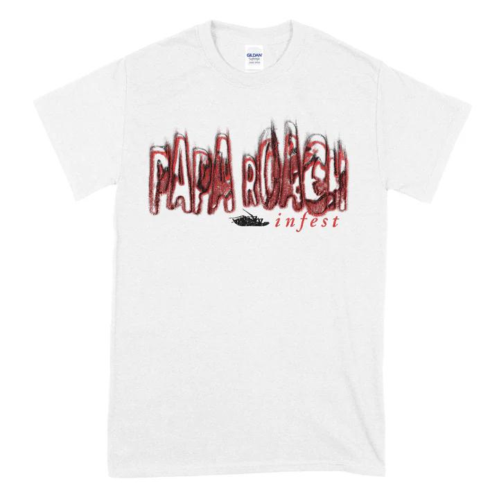 

2026 Papa Roach Vintage 90s Band Graphic T-Shirt Unisex Hard Rock Cotton Casual Short Sleeve Tee 4XL
