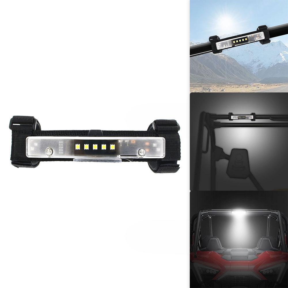 Universal Roll Bar Mount LED Work Light For UTV Polaris RZR XP Turbo Ranger General Can-Am Commander Defender Maverick Off Road