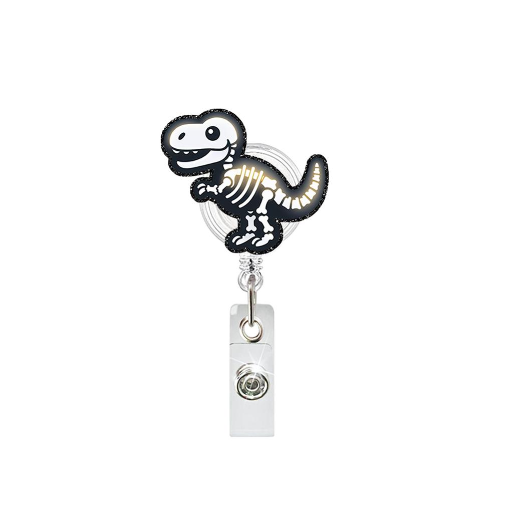 Funny Halloween Badge Reel Retractable For Nurse Doctor Horror Spooky Ghost Badge Holder With Alligator Clip Id Name Card Access