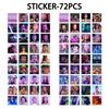 132 Double Sided HD Color Printed Photo Cards Of Anime Characters, Anime Peripheral Collection Cards, Stickers And Greeting Cards