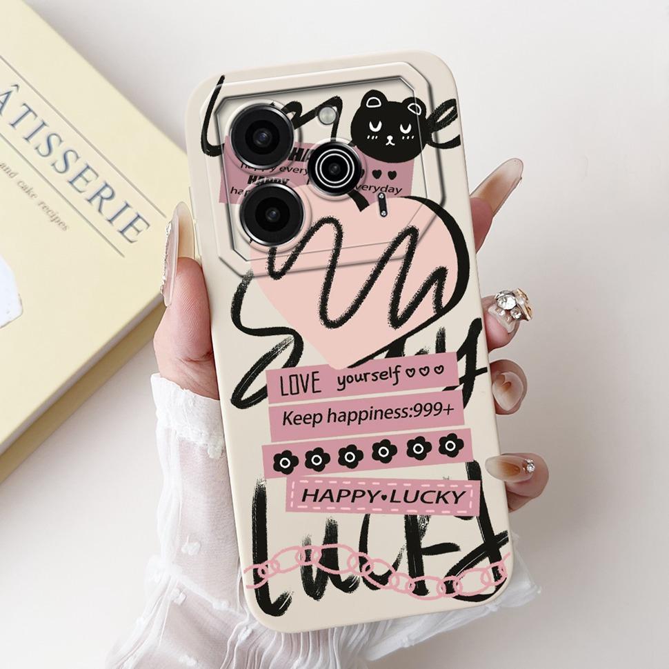 Phone Shell For Tecno Pova 6 Pro 5G Case LI9 Cute Animals Cases Soft Silicone TPU For Pova 6 Pova6 Pro Protector Cover 6.78"