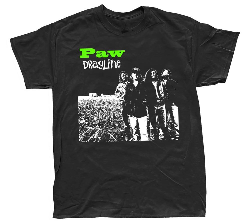 VTG Paw Band Dragline Album Cotton Black T Shirt S-5XL TT510 Unisex T-Shirt S
