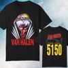 Neues Van Halen 5150 Tour Baumwoll Schwarz Alle Größen T-Shirt Für Männer Unisex T-Shirt