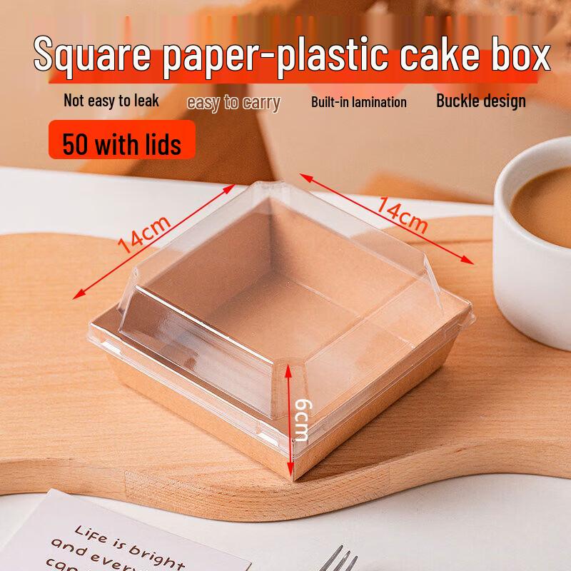 Homeglen Disposable Food Takeaway Boxes with Lids