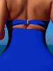 2025 European & American Sexy Tie-up One-piece Swimsuit Bikini