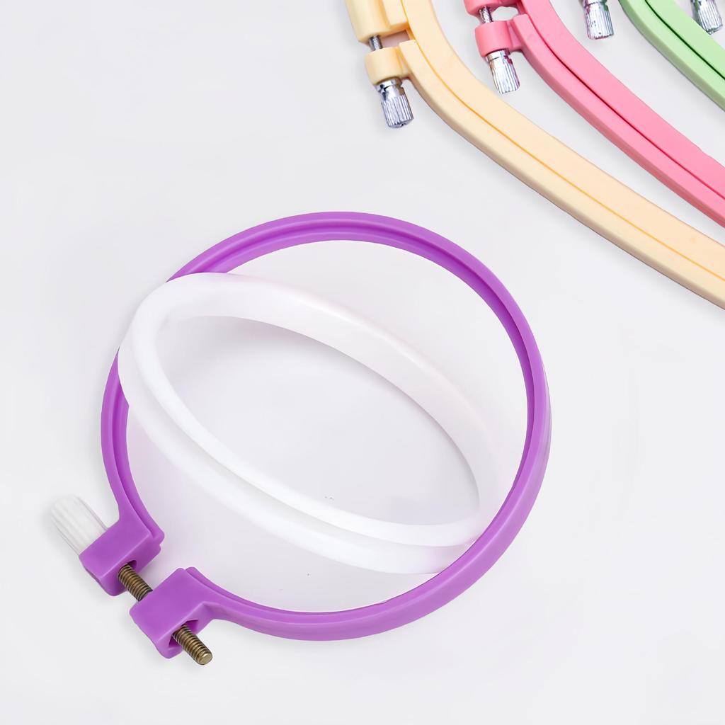 Colorful DIY Hand Embroidery, Cross Stitch, and Fixing Frame Set