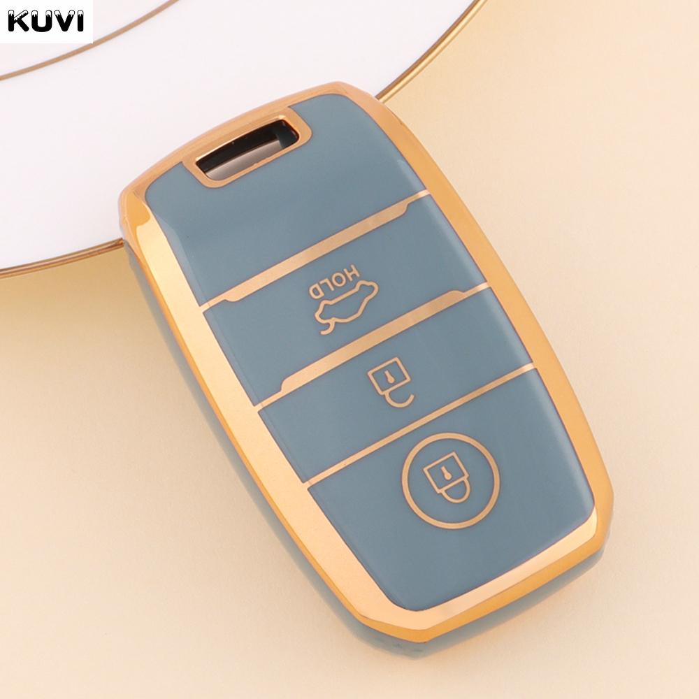 TPU Car Remote Key Case Cover Shell Fob For KIA Sportage Cerato Optima K2 K3 K4 K5 RIO Picanto Soul Sorento Sedona 3 4 Buttons