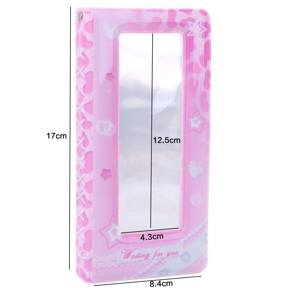 Y2K PVC Card Cover Korean Photocard Album Keychain Pendant Card Protective Case Girls Gift