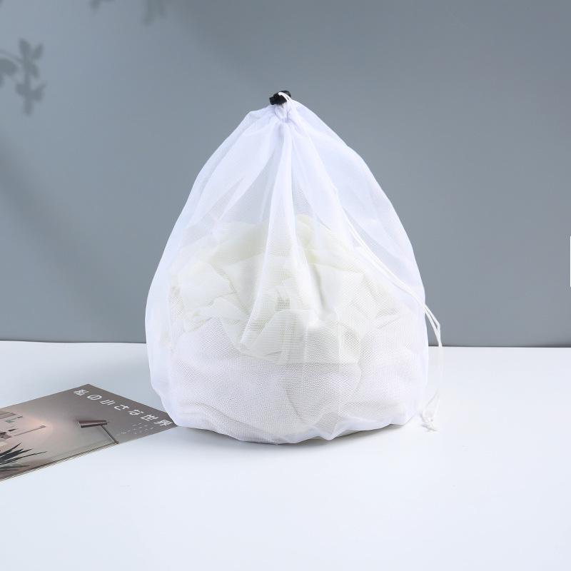 Extra Large Drawstring Laundry Bag Set - Thickened, Machine Washable Mesh, Anti-Deformation & Anti-Dyeing