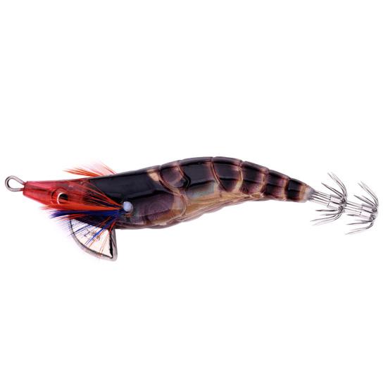 Artificial Lure Shrimp Fake Bait with Sharp Hook Realistic Looking Bright Color Lightweight Portable Bionic Bait Hard Lure