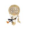 Halloween Witch Temperament and High-end Hot Air Balloon Accessories Brooch