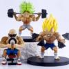 Dragon Ball Anime Peripheral Handicrafts Fitness Muscle Goku Saiyan Model Ornaments Cross-border Wholesale