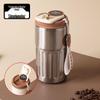 Temperature-Sensitive Coffee Thermos with Lanyard & Drink Switch