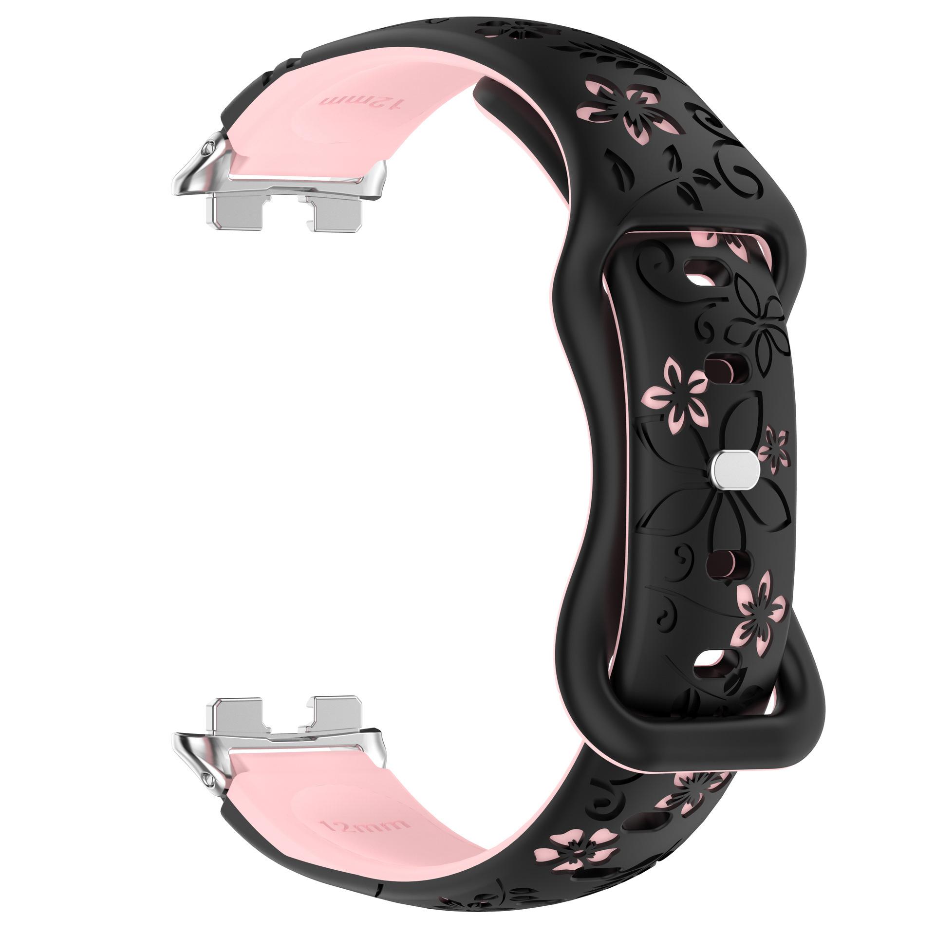 

NEW 3D Engrave Sport Soft Silicone Wristband For Huawei Band 10/10NFC/9/9NFC/8/8NFC Strap Bracelet Smart WatchBand Replacement For band 10 9 8