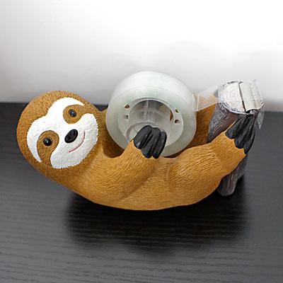Sloth Tape Cutter, Cute Stationery, Resin Tape Holder, Decorative Items, Portable Adhesive Tape Machine