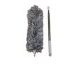 Curved Long-Handle Retractable Fiber Feather Duster for Car and Home Cleaning