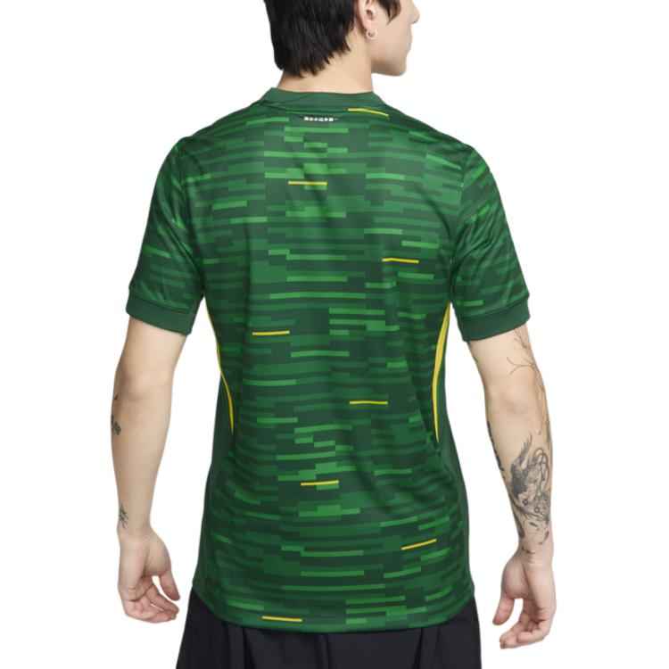 New Nike Dri Fit Soccer Jersey Men's Pine Green/Canyon Green/White HM6153-302