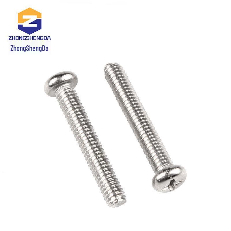 304 Stainless Steel Phillips Pan Head Screws, M3/M4/M5/M6 Switch Panel Machine Bolts.
