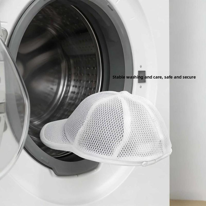 Hat Washing Protection Bag Portable Anti Deformation Baseball Cap Cleaning Pouch Soft Mesh Storage for Home
