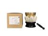 Soka Gakkai Buddhist Altar Accessories: Bell Set (2.3 Inch Bell, Flower Cushion, Bell Stand, Bell Stick) (Made In Japan)