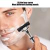 Men's Beard Shaving Clipper Hair Removing Double Layer Safety Beard Trimmer with 20 Blades