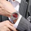 European and American Men's Watches, Steel Belt Diamond-encrusted Calendar Quartz Watches, High-end Roman Scale Business Leisure Watches
