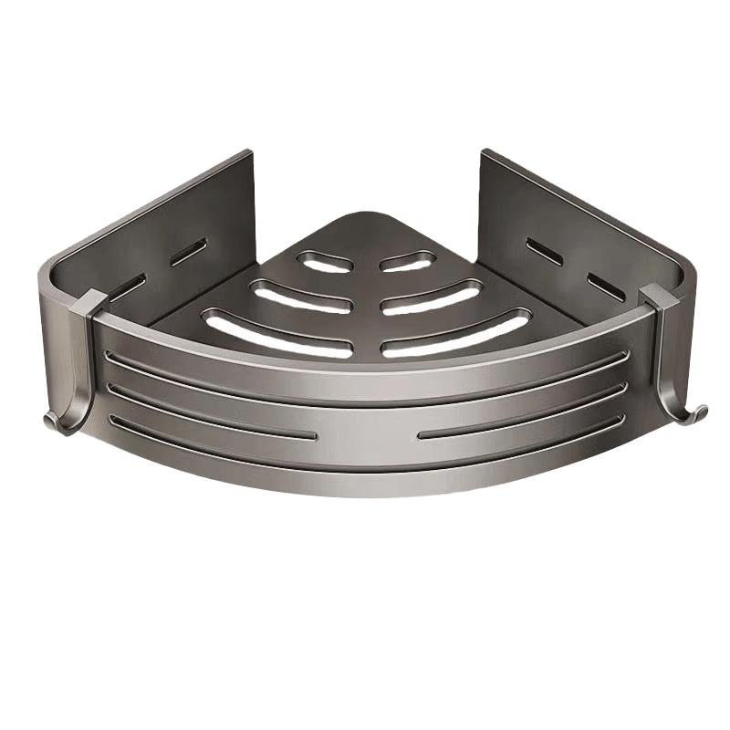 GOWKE No-Drill Bathroom Corner Shelf