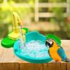 Electric Bird Spa Pool Shower Automatic Bird Bath Tub with Faucet Parrot Shower  Cockatiel