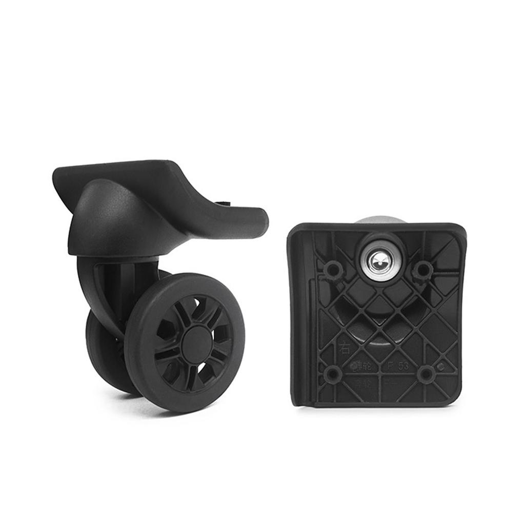 4 Pieces Practical Suitcase Wheels Replacement Parts for Effortless 360 Degree Rotation and Quiet Operation