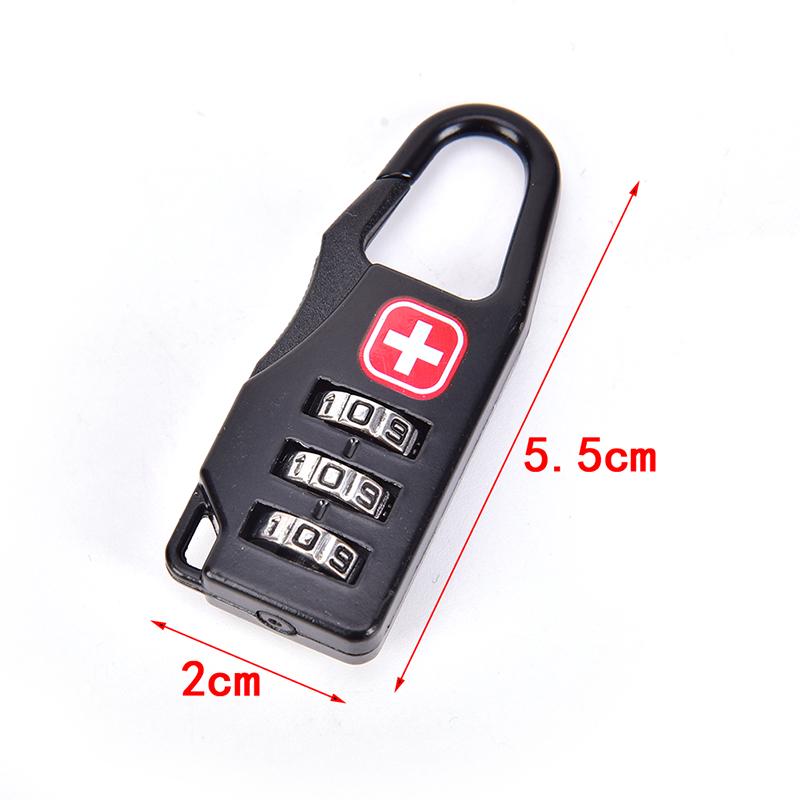 1Pc Camping Equipment Outdoor Multi Tool Luggage Password Lock Padlock