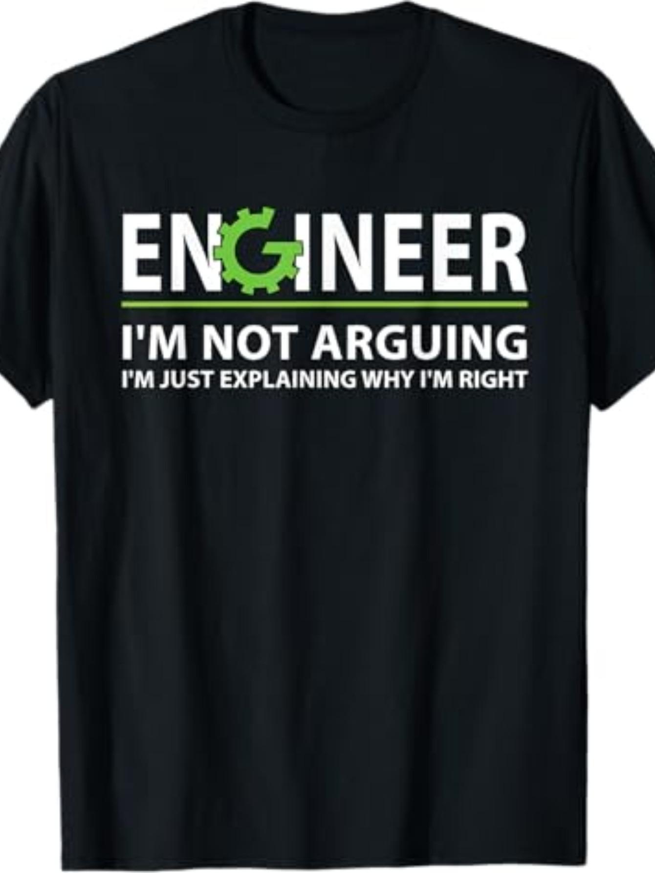 T-Shirt y2k Engineer Saying T Green S