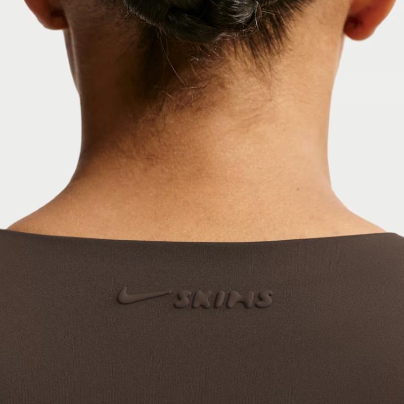 Nike Skims Matte Corset Dri-Fit Short Sleeve Fitness Top Women Tops IU2201-233