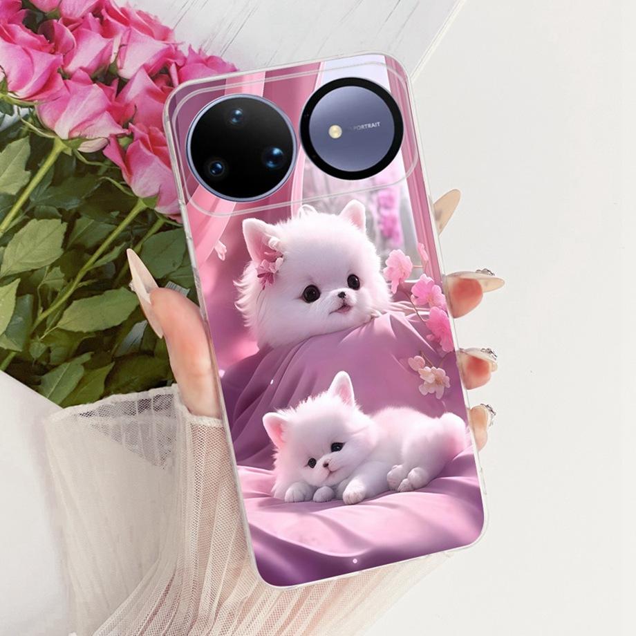 For Huawei Nova 15 Ultra 15 Pro Phone Case Soft Clear Silicone Back Cover Butterfly Dragon Cat Floral Painting Funda Nova15 Capa