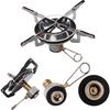 Windproof Outdoor Camping Gas Stove Portable Foldable Backpack Electronic Stove Head for Cooking Picnic Hiking Mountaineering Equipment