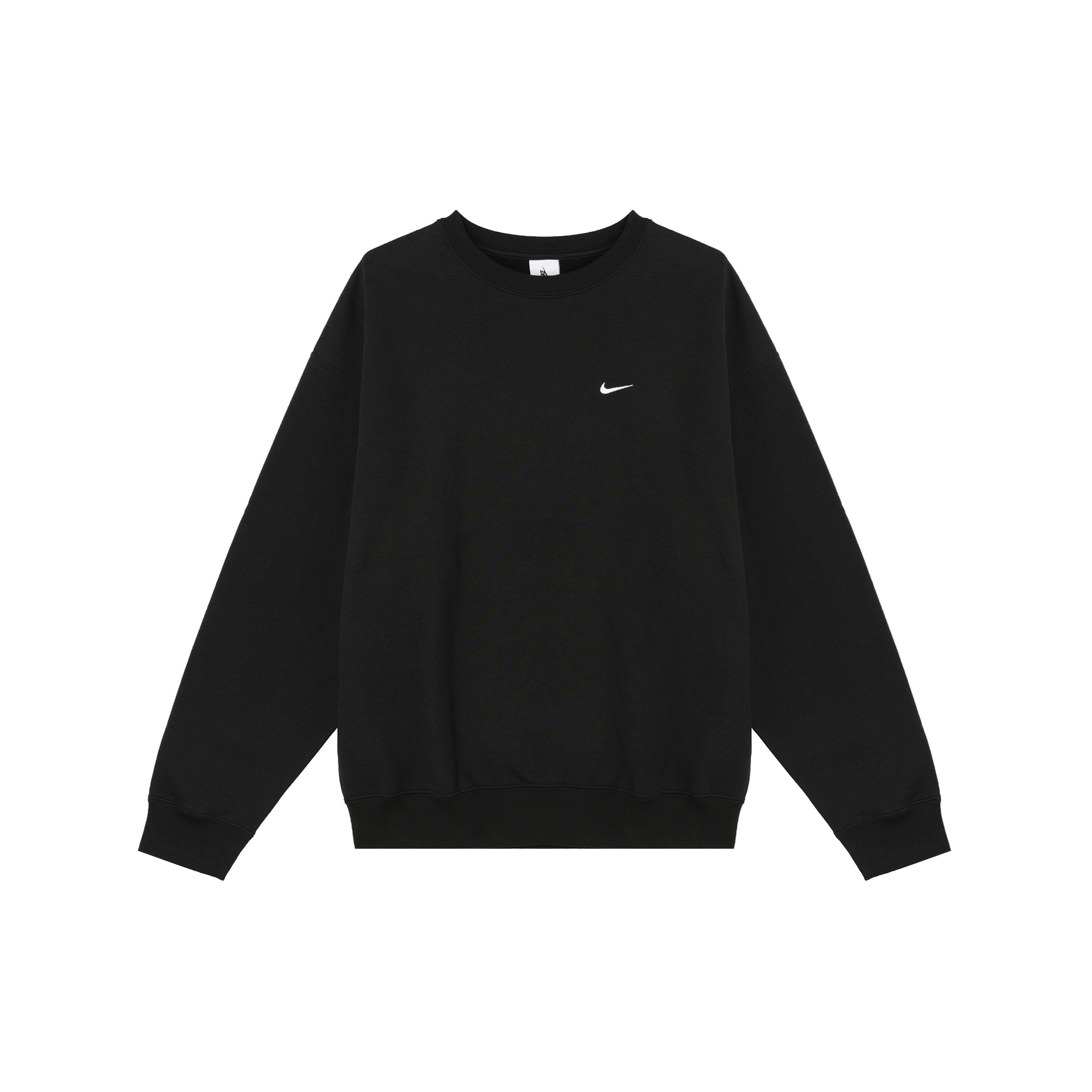 

New Nike Solo Swoosh Men s Fleece Crew DX1361-010 XXL