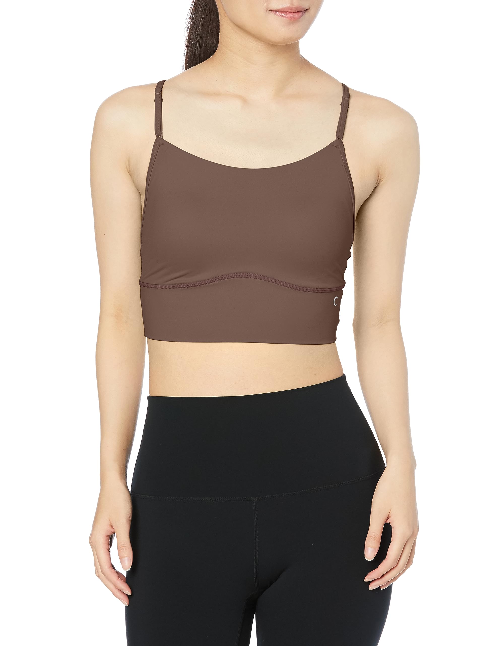 

Женская футболка Chacott Yoga Cocoa, коричневая, 256200-0616-32