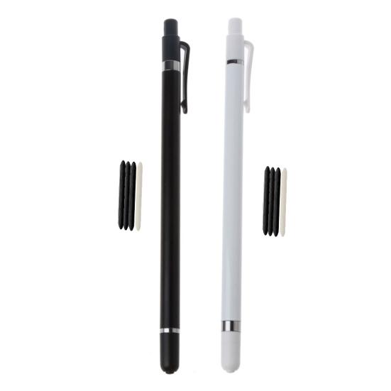 Dual Soft Nibs Touch Screen Capacitive Stylus Pen for Smart Phone/Tablet/Laptop