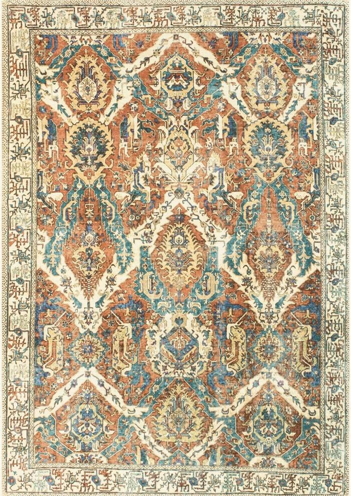 Luxurious Red Vintage Print Carpet Elegant Non Slip Rug for Living Room Bedroom Classic Floor Mat Home Decor Easter Festivals