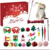 Pet Surprise Box Christmas Countdown Advent Calendar - 12/24 Days Cat Toy Blind Box Cats Accessories